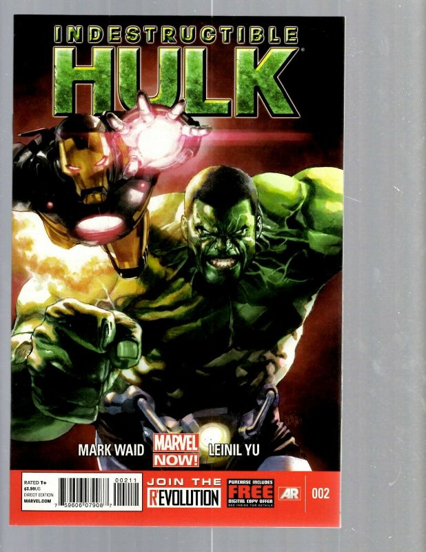 12 Comics Indestructible Hulk #1 2 Incredible Hulk #1 2 3 4 5 6 7 7.1 8 9 J448