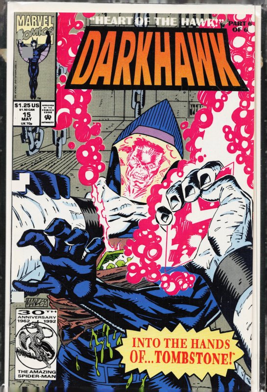 Darkhawk #15 Direct Edition (1992) Darkhawk