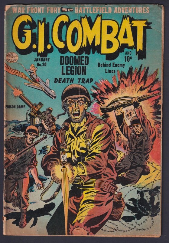 G.I. Combat #20 1955 Quality 2.5 Good+ comic