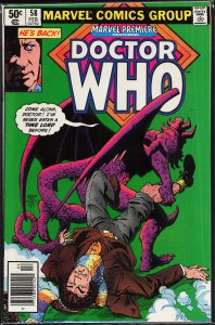 Marvel Premiere #58 (1981) Doctor Who