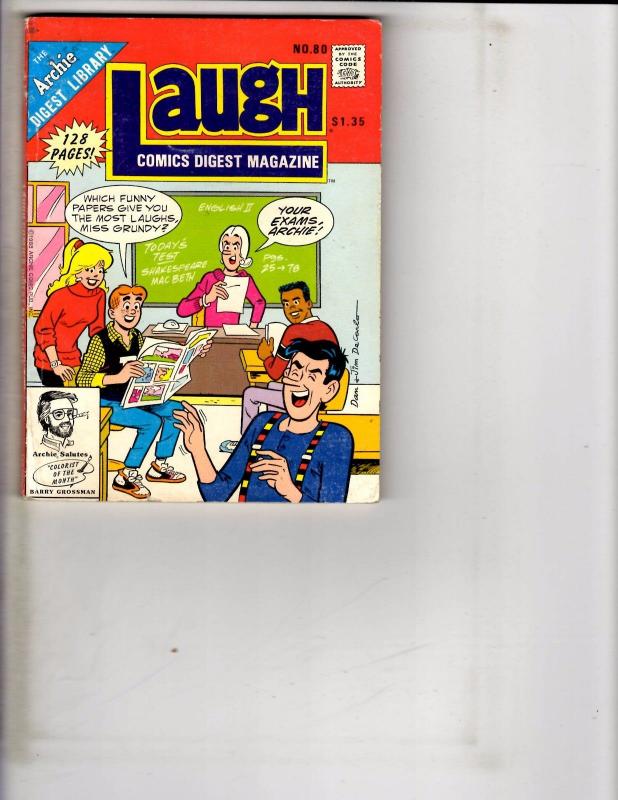 Laugh Pocket Book Comic Digest # 80 Archie Library Betty Veronica Jughead J163