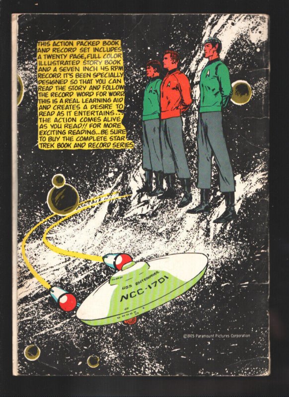Star Trek Comics Comic Book & Record Set #PR-26 1975-Mr. Spock & Captain Kirk...
