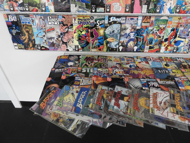 Huge Lot 190+ Comics W/ Batman, Superman, Punisher, +More! Avg FN Cond!