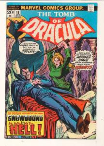 Tomb of Dracula (1972 series)  #19, VF+ (Actual scan)