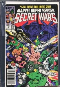 Marvel Super Heroes Secret Wars #6 (1984) Buckaroo Banzai [Key Issue]