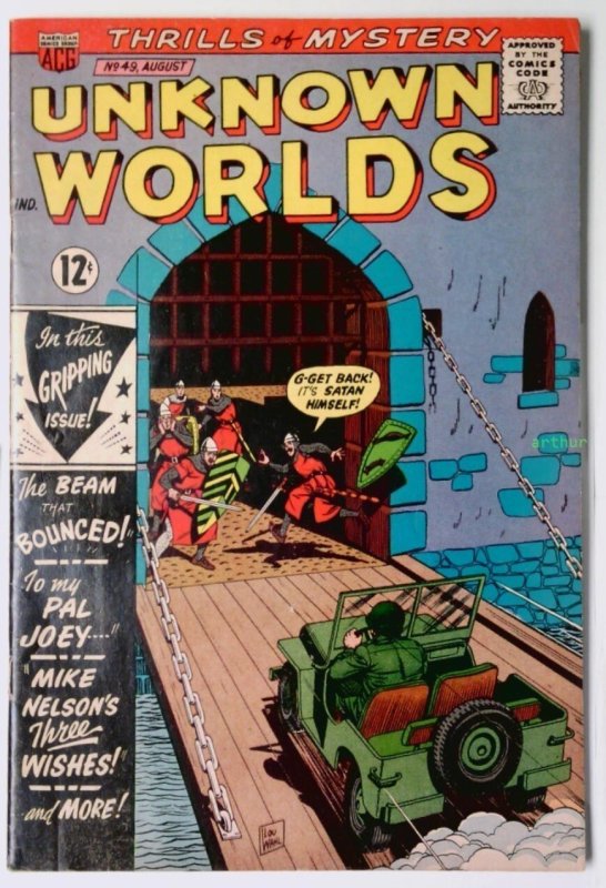 Unknown Worlds #49 (Aug 1966, American Comics Group) VG
