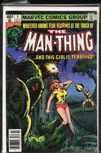 Man-Thing #5 Newsstand Edition (1980) Man-Thing