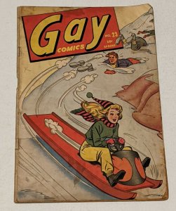 Gay Comics #23 (Apr 1946, Timely) Poor 0.5 Incomplete Basil Wolverton art