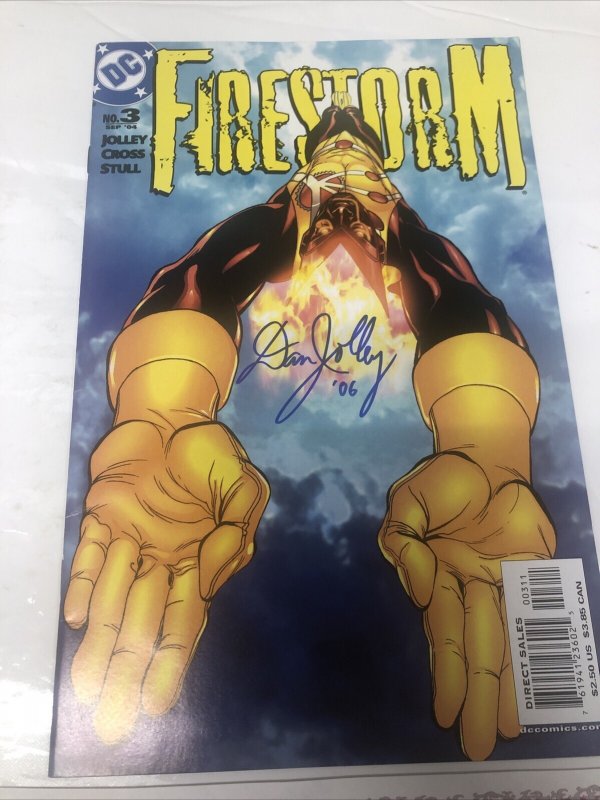 Firestorm # 3 (2004) Variant Signed Dan Jolley • Certificate Of Authenticity