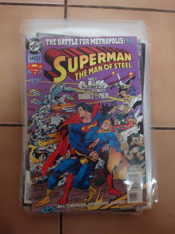 Superman: The Man of Steel #34 Jon Bogdanove Cover & Art Louise Simonson Story