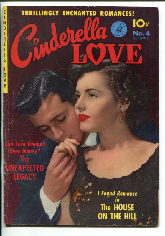 CINDERELLA LOVE #4-1951-ZIFF-DAVIS-SPICY ART-HEADLIGHT SWIMSUIT-LINGERIE-vg