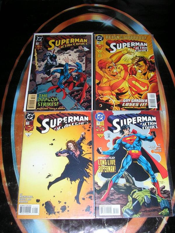 SUPERMAN IN ACTION COMICS (DC Comics), 1984-1998, 45 diff, 0, 553-743, Ann 1, 7