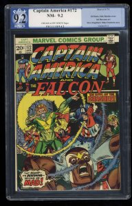 Captain America #172 PGX NM- 9.2 Cream To Off White Marvel Comics