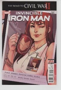 INVINCIBLE IRON MAN (2015 MARVEL) #10 CVR A MIKE DEODATO JR