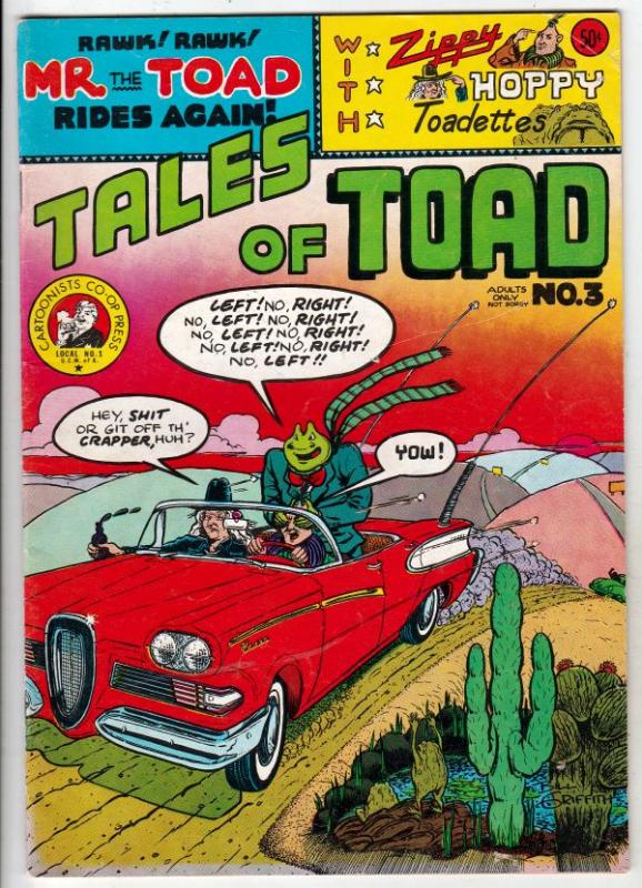 Tales Of The Toad #3 (Jan-73) FN/VF Mid-High-Grade Mr.Toad, Zippy The Pinhead