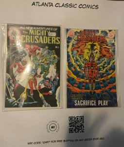 2 The Mighty Crusaders Red Circle Comic Books # 1 5 Indy Comics 11 MT2