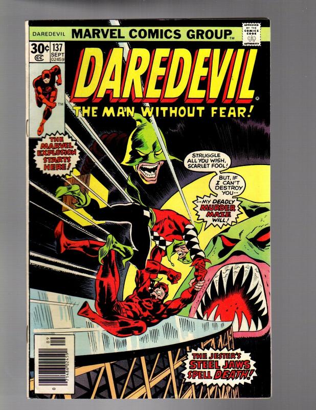 DAREDEVIL 137 VERY GOOD-FINE  Sept. 1976