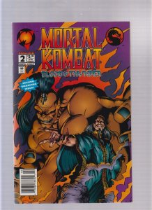 MORTAL KOMBAT #2 - Patrick Rolo Cover (8/8.5) 1994