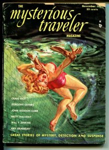 Mysterious Traveler #1 5/1951-1st issue-Norman Saunders strangulation cover-VG