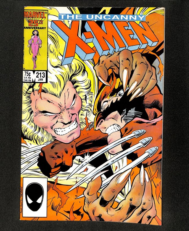 Uncanny XMen 213 Sabertooth vs. Wolverine! Psylocke Joins XMen