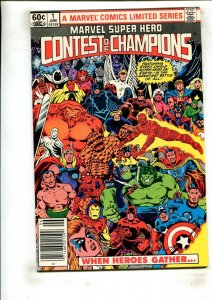 MARVEL SUPER HEROE CONTEST OF CHAMPIONS #1 (8.0) A GATHERING OF HEROES!! 1982