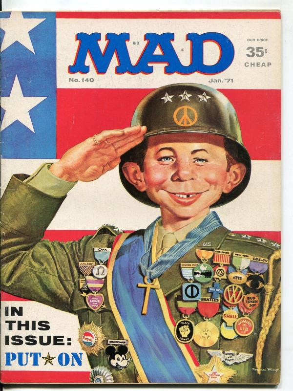 Mad-Magazine-#140-1971-Mingo-Mort Drucker-Don Martin-David Berg