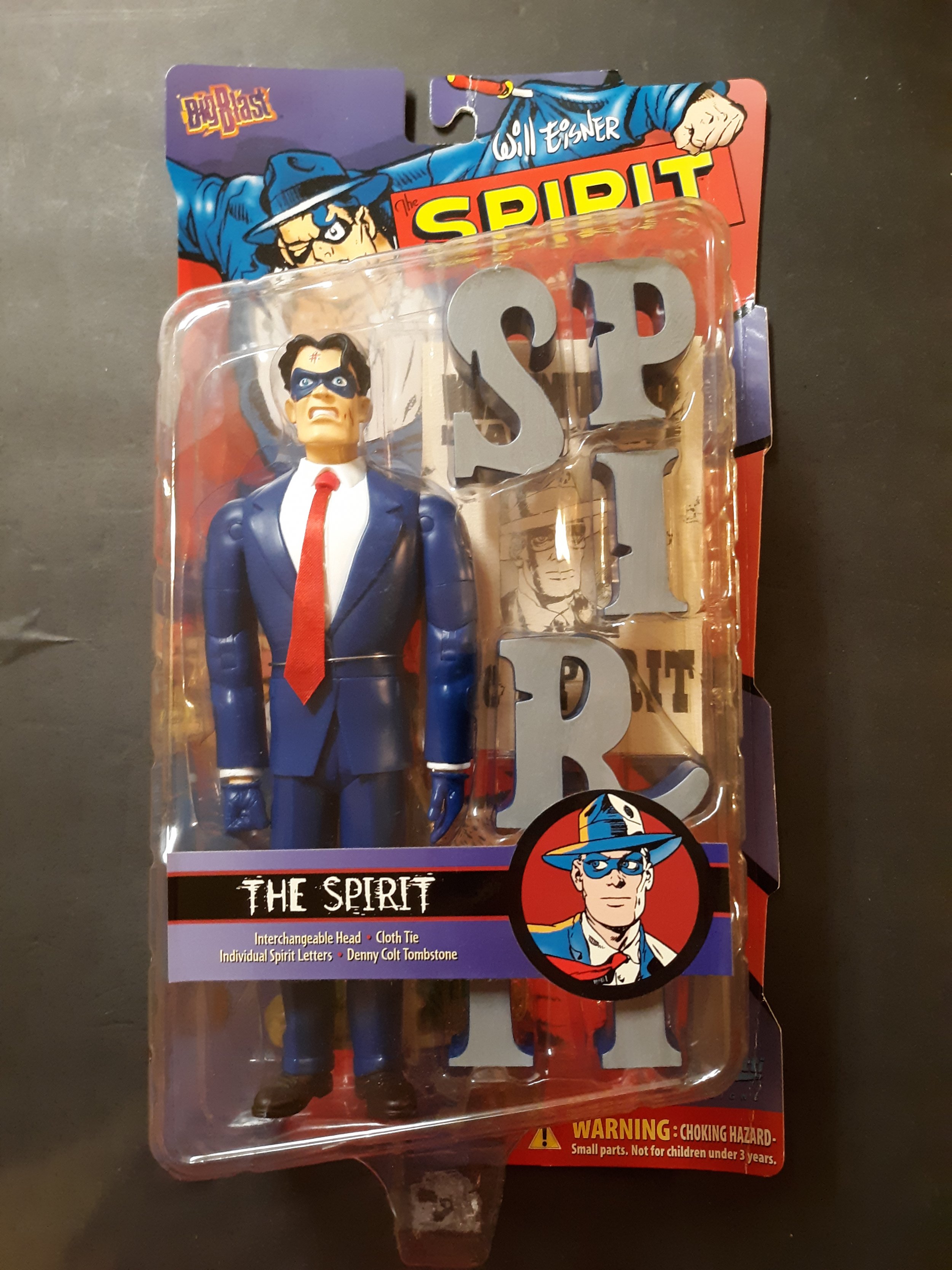 The Spirit Figure Millennium Series 2001 - Will Eisner - Bio Blast - Sealed  MOC | Comic Collectibles - Figurines