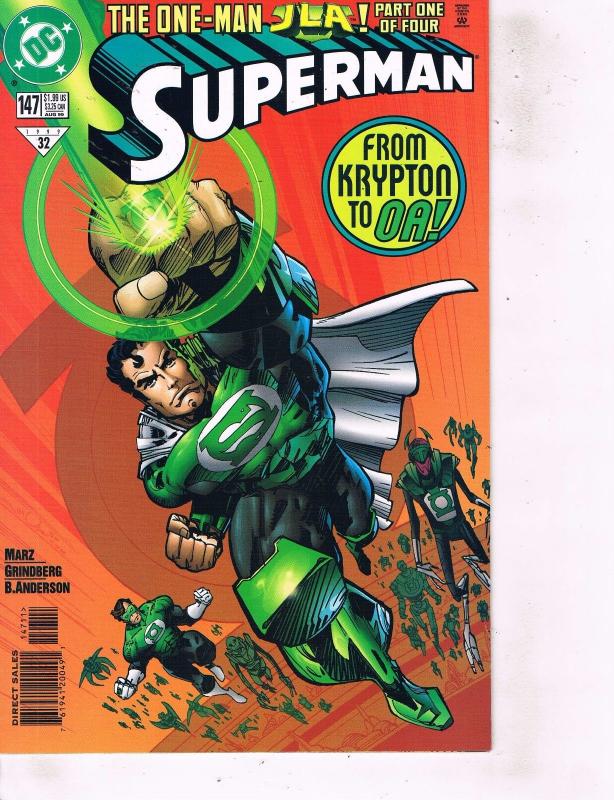 Lot Of 2 DC Comic Books Superman #147 and #192   Batman  LH6