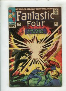 FANTASTIC FOUR #53 (5.0) 2ND BLACK PANTHER!! 1966