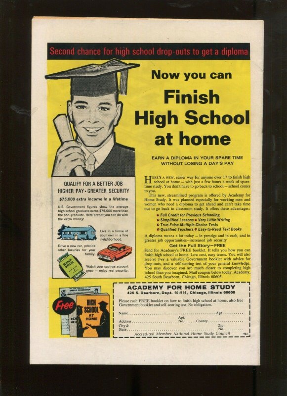 THE AVENGERS #65 (7.5) THE SWORDSMAN STRIKES