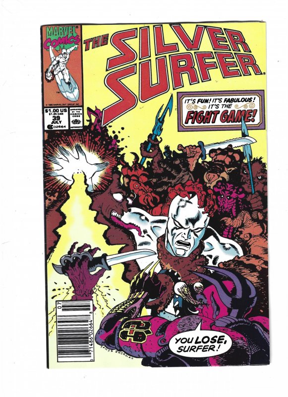 Silver Surfer #39 through 43 Newsstand Edition (1990)