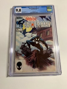 Web Of Spider-man 1 Cgc 9.8 White Pages Marvel 