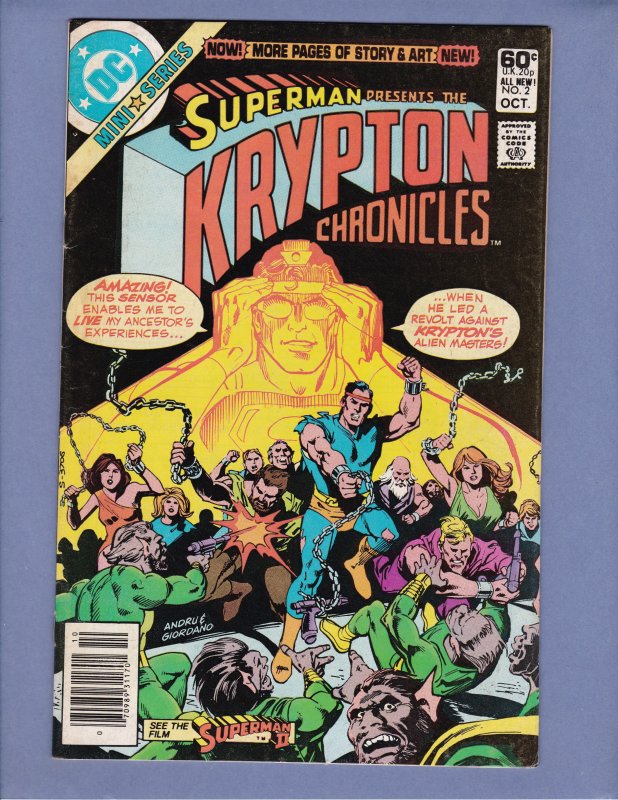 Krypton Chronicles #1 2 3 Superman Complete Series DC 1981