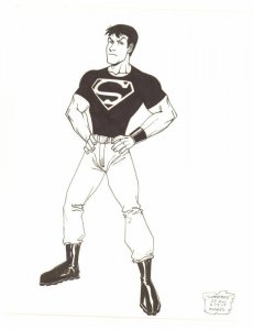 Superboy Commission - 2015 Signed art by Mark Morales