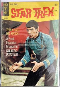 Star Trek #6 (1969, Gold Key). Leonard Nimoy Photo Cover. FN/VF