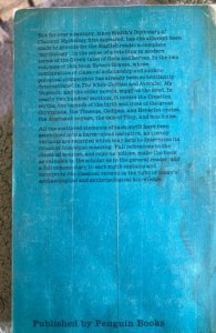 The Greek myths:1,graves,1961 paperback