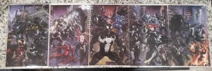 Venomverse 1-5 Clayton Crain Virgin Connecting Covers VHTF limited to 600 copies