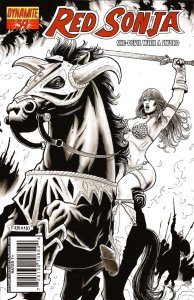 Red Sonja #39 Neves Black and White Cover D (2008) New