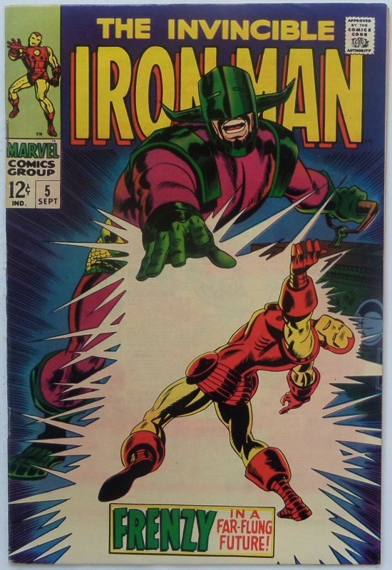 Iron Man #5 (Sep 1968, Marvel), VFN-NM condition