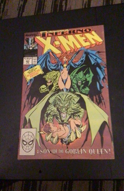 The Uncanny X-Men #241 (1989) Inferno key! Mr. sinister! High-Grade! VF Wow