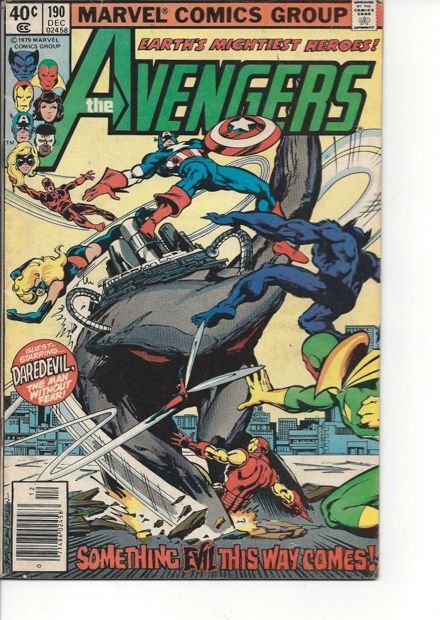 Marvel Comics Group! Avengers! Issue 190!