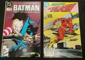 MISC DC COMICS 7PC (VF) BATMAN THE CULT GRAPHIC NOVEL, FLASH #1 1985-88