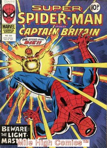 SUPER SPIDER-MAN AND CAPTAIN BRITAIN  (UK MAG) #233 Very Fine