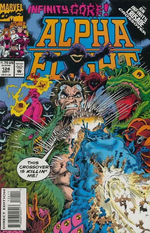 Alpha Flight (1st Series) #124 VF/NM; Marvel | save on shipping - details inside