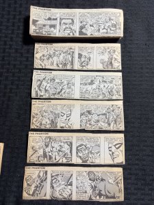 1991 THE PHANTOM Daily Comic Strips by Falk & Barry 6.5x2 FN/FN+ LOT of 185