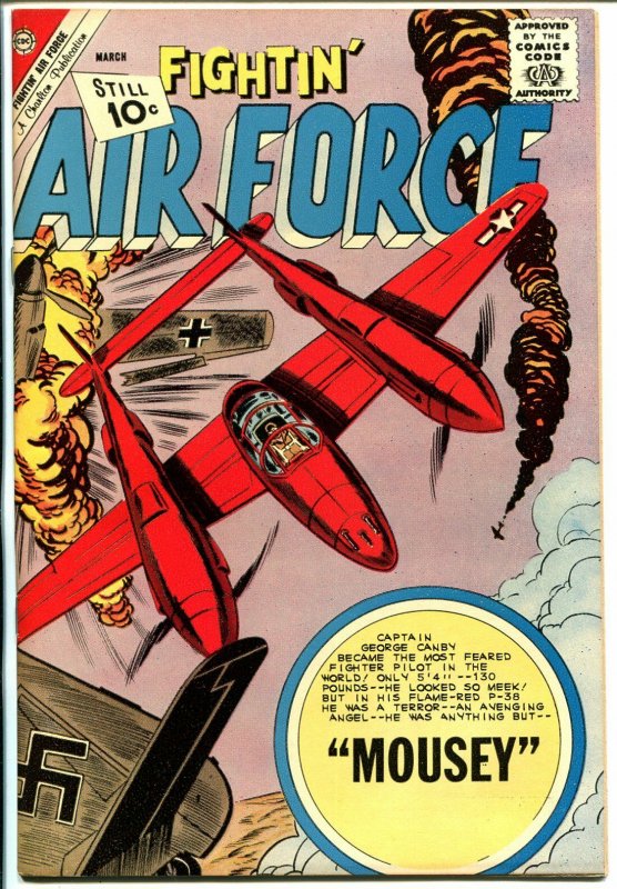 Fightin' Air Force #31 1962-Charlton-air war cover-WWII-high grade-NM