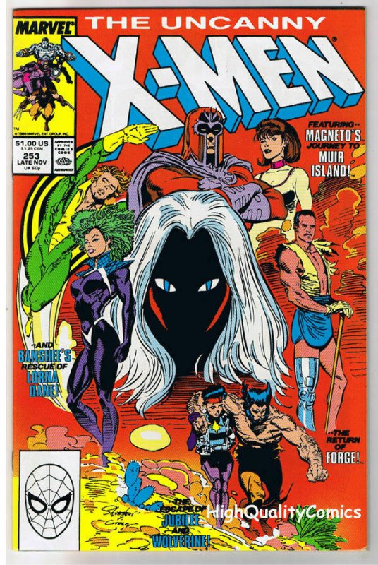 X-MEN #253, NM-, Wolverine, Chris Claremont, Uncanny, more in store