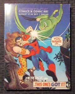 2011 Aug 17-18 HERITAGE Comics Comic Art Catalog SPIDER-MAN vs Kraven 274p VF-