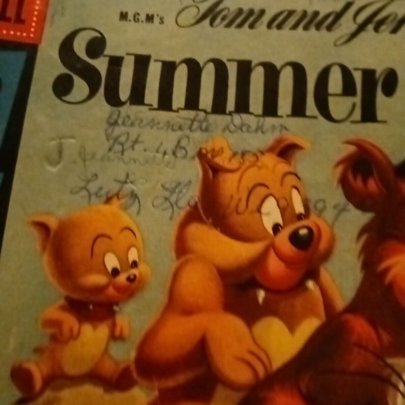 Vintage Tom & Jerry's Summer Fun #3 - 1956 - Dell Giant Comic