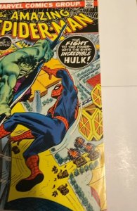 The Amazing Spider-Man #120 (1973) Romita art vs the Hulk upper mid grade